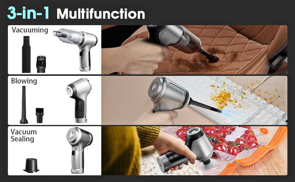 3 in 1 Handheld Vacuum Cleaner