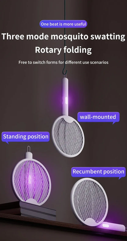 Foldable Electric Mosquito Killer with Light