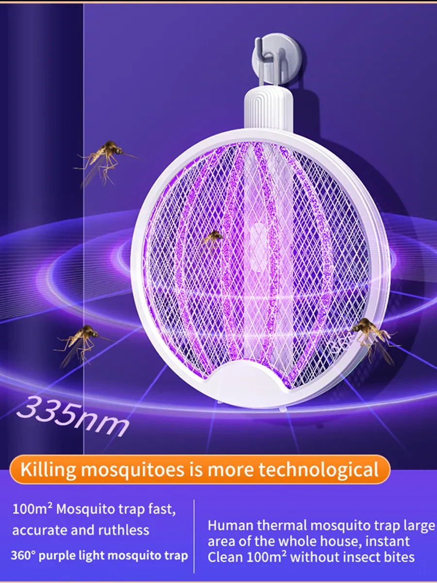 Foldable Electric Mosquito Killer with Light