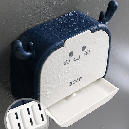 Cute Wall-Mounted Soap Rack – Pack of 2